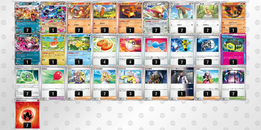 ピジョリザデッキ一覧